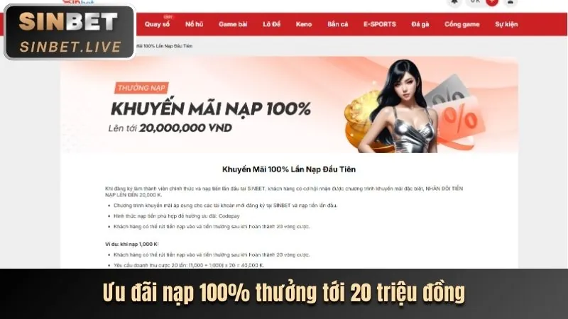 Điền thông tin và số tiền nạp 28vin